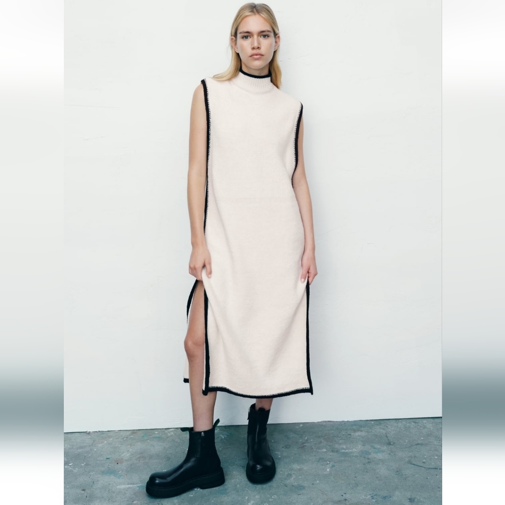 Zara Sleeveless Sweater Tunic